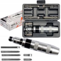 YATO METALOWY WKRĘTAK UDAROWY WYMIENNE KOŃCÓWKI + 6 BITÓW YT-2802 ETUI