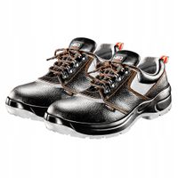 PÓŁBUTY BUTY ROBOCZE SKÓRZANE SRA 82-016 CZARNE WARSZTATOWE NEO r. 45