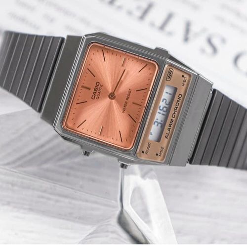 ZEGAREK UNISEX CASIO Vintage Dual Time AQ-800ECGG-4ADF + BOX na Arena.pl