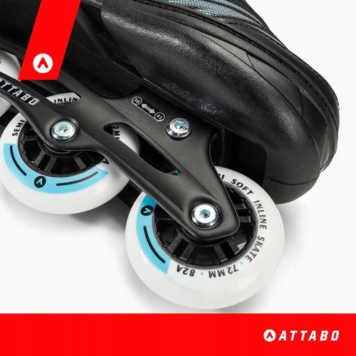 Łyżworolki dziecięce ATTABO 2w1 rolki i łyżwy Kylo L (38-41) Regulowane na Arena.pl