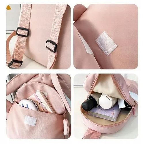 PLECAK DLA DZIECI KRÓLIK Z USZAMI - Łososiowy na Arena.pl