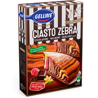 Gellwe Mieszanka do ciasta czekoladowo-malinowo-waniliowy smak 438 g