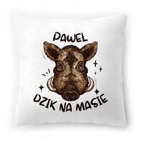 Poduszka Dla Pawła Na Urodziny Ze Zdjęciem Na Prezent Biała 40X40 Cm