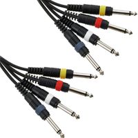 Kabel wieloparowy multicore audio 4x Jack 6,3 mm 3 m the sssnake MPP4030