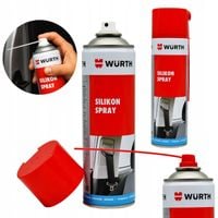 SILIKON W SPRAYU UNIWERSALNY DO KONSERWACJI SMAROWANIA USZCZELEK WURTH 500