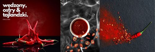 Sos sriracha 61% chilli hot wędzona dymna smokey flying goose 455ml na Arena.pl