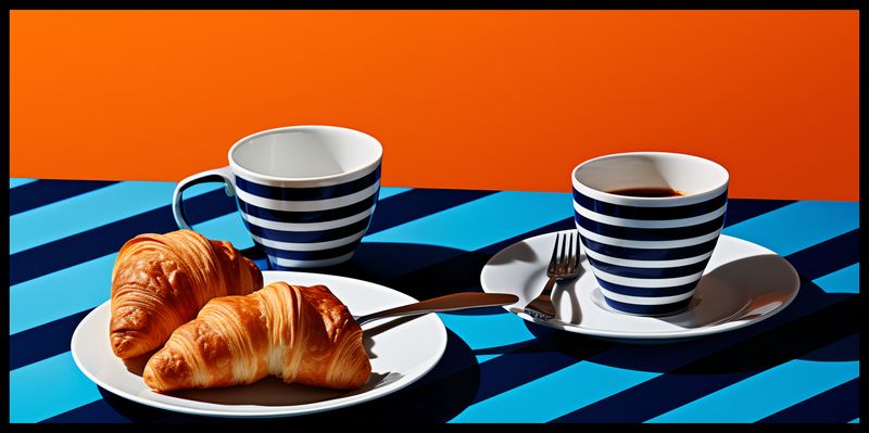 Plakat 91,3x44,5cm Croissanty zdjęcie 2