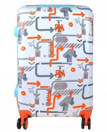 Średnia walizka na kółkach SUNBAG Fly360 Dual Color na Arena.pl