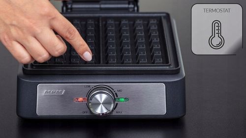 Gofrownica MPM MGO-41/C 1600 W czarny na Arena.pl