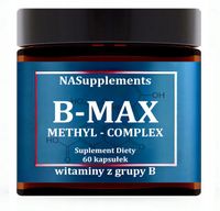 Najmocniejsze Witaminy B kompleks Metylowane B1,B2,B3,B4,B5,B6,B7,B9,10 B12