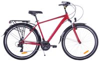 Rower trekkingowy Fuzlu Core męski stal AMT czerwony