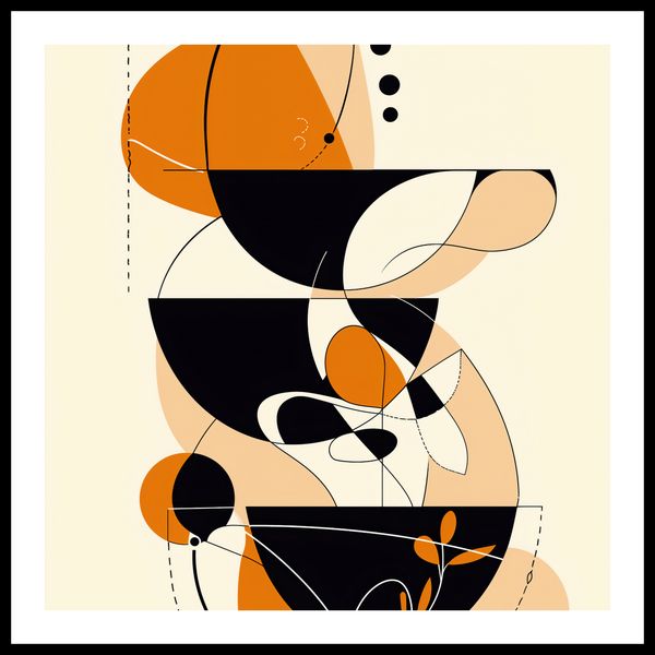Plakat 50x50cm Taneczne Kręgi zdjęcie 3