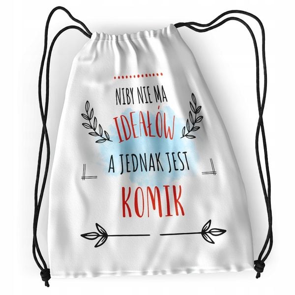 Plecak Dla Komika Sportowy Szkolny Worek Torba Z Nadrukiem Ze Zdjęciem zdjęcie 1
