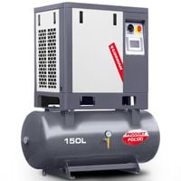 Sprężarka śrubowa na zbiorniku poziomym 150L LUFT 400 3,0kW 230V 380 L/min