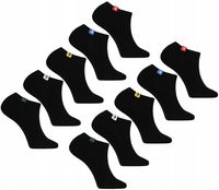 Stopki Skarpetki Męskie Bawełniane Skarpety Czarne MORAJ 10PAR Zestaw 39-42