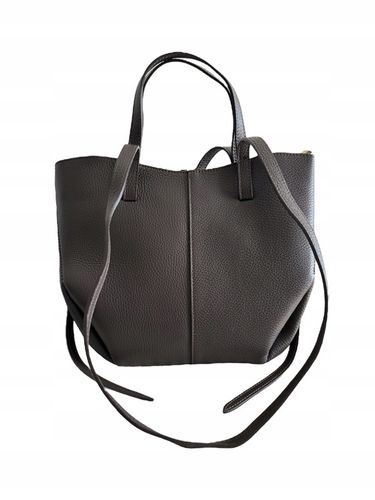 Torebka damska VERA PELLE SHOPPERKA na ramię i do ręki SKÓRA BRĄZOWA Midi na Arena.pl