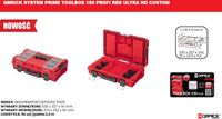 SKRZYNKA NARZĘDZIOWA QBRICK SYSTEM PRIME TOOLBOX 150 PROFI - SKRZ N6724