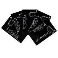 Qoltec Karty zbliżeniowe do stacji ładowania EV | 5szt. | Hotel, parking