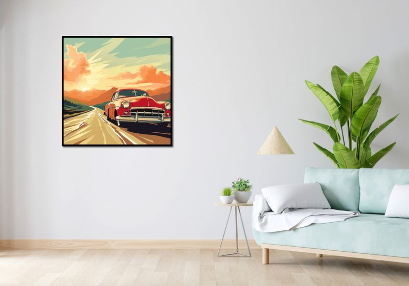 Plakat 90x90cm Przygoda Czeka zdjęcie 4