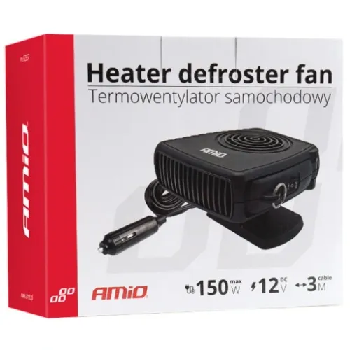 Termowentylator farelka grzejnik samochodowy 150W na Arena.pl