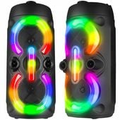 GŁOŚNIK PRZENOŚNY 1100W KOLUMNA BLUETOOTH KARAOKE RADIO FM MOBILNY