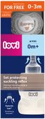 LOVI ZESTAW NIEZABURZAJĄCY ODRUCHU SSANIA BUTELKA 150 ML+SMOCZEK DADDY 0m+