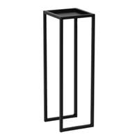 Kwietnik w kształcie stolika Kaja Home KS-08 KWIETNIK ECO L metalowy czarny