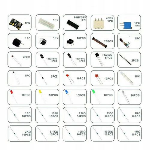 BOGATY ZESTAW ARDUINO UNO R3 STARTER KIT DO NAUKI PROGRAMOWANIA XXL + UNO na Arena.pl