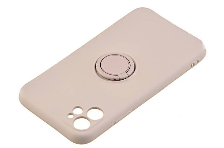 Etui Pastel Ring do Apple iPhone 11 szary zdjęcie 4