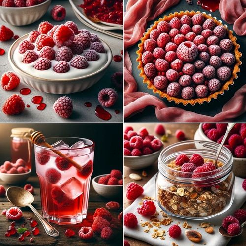 MALINA LIOFILIZOWANA cała maliny liofilizowane całe owoce 100 g klasa A na Arena.pl