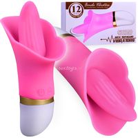 Wibrator do Minetki z Językiem, Silny Orgazm, USB Różowy