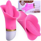 Wibrator do Minetki z Językiem, Silny Orgazm, USB Różowy