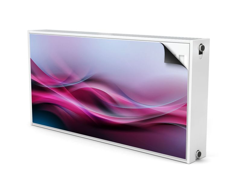 Osłona MAGNETYCZNA Na Kaloryfer Abstrakcja Kolorowa Fala 120cm x 60cm zdjęcie 2