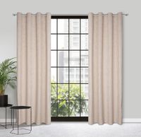 Zasłona gotowa na przelotkach OCTAVIA 140x250 Eurofirany beżowa