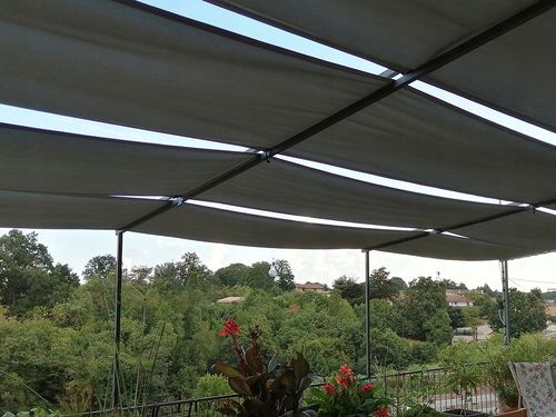 PAS ALTANOWY ŻAGIEL PRZECIWSŁONECZNY NA DACH KONSTRUKCJI HDPE SZARY 0,4X5 na Arena.pl