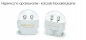 BLOMDAHL KOLCZYKI HIPOALERGICZNE Heart Black Diamond 10 mm
