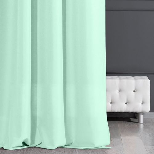 Zasłona gotowa na przelotkach ADORE 140x250 Design91 jasnomiętowy na Arena.pl