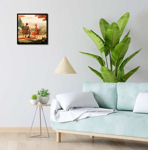 Plakat 40x40cm Retro Randka na Arena.pl