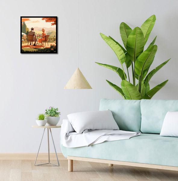 Plakat 40x40cm Retro Randka zdjęcie 4
