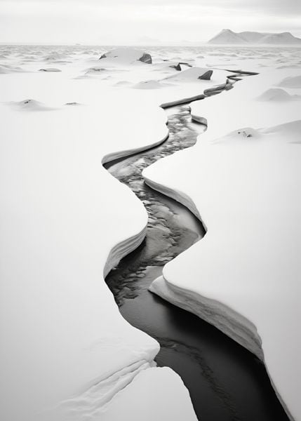 Plakat 25x35cm Szczeliny Mrozu zdjęcie 1