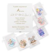 Pudełko WSPOMNIEŃ dla CHŁOPCA prezent CHRZEST pamiątka chrztu chłopca