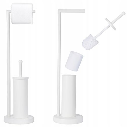 STOJAK uchwyt NA PAPIER TOALETOWY ze szczotką do wc elegancki praktyczny na Arena.pl