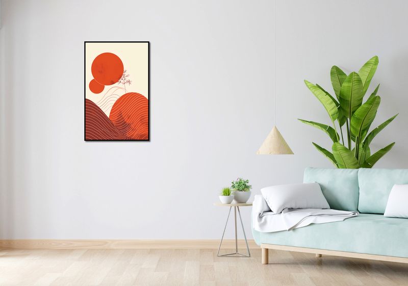 Plakat 53x81cm Ciepło Czerwieni zdjęcie 4