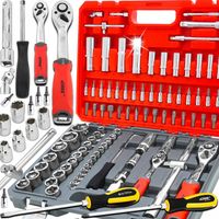 KLUCZE NASADOWE 94 ZESTAW KLUCZY NASADOWYCH NARZĘDZI BITY TORX 2 GRZECHOTKI