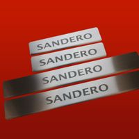 Listwa progowa DACIA SANDERO MK1 Stal nierdzewna 304 mat 4szt