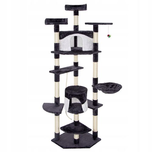 DRAPAK DLA KOTA KOTÓW WYSOKI DUŻY WIEŻA LEGOWISKO DOMEK 11 POZIOMÓW SŁUPEK na Arena.pl