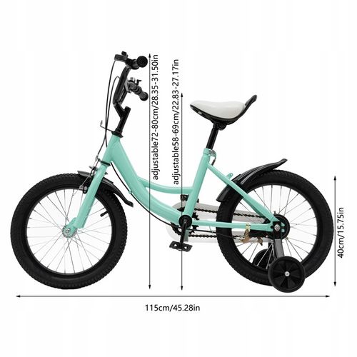 16inch ROWER DZIECIĘCY Zielony na Arena.pl