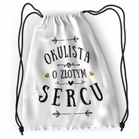 Plecak Sportowy Szkolny Okulisty Worek Torba Z Nadrukiem Ze Zdjęciem