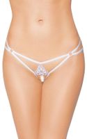 stringi erotyczne 2477 softline białe s/l