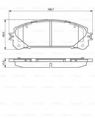 BOSCH KLOCKI HAMULCOWE PRZÓD LEXUS NX na Arena.pl